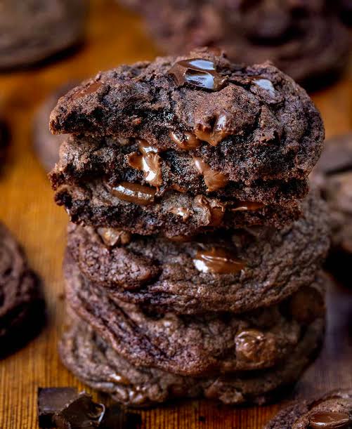 Double Dark Chocolate Cookies