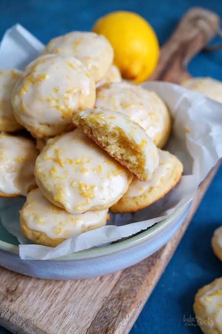 Lemon Glazed Sugar Cookies