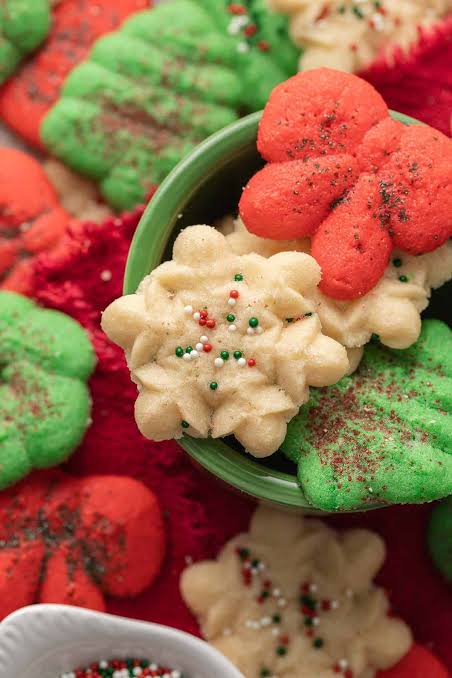 Holiday Spritz Cookies